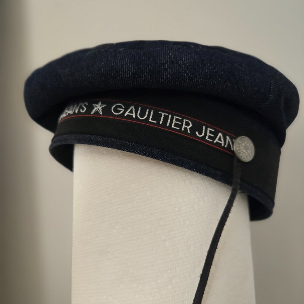 Gaultier Jeans beret Rare vintage  made in France